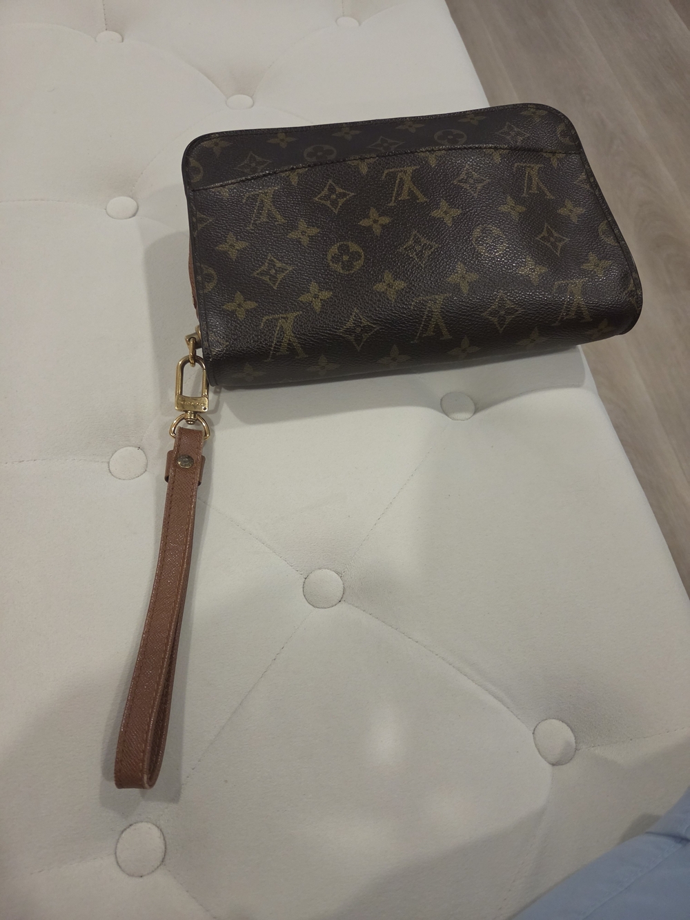Louis Vuitton Orsay Monogram Clutch Wristlet in Lv Monogram